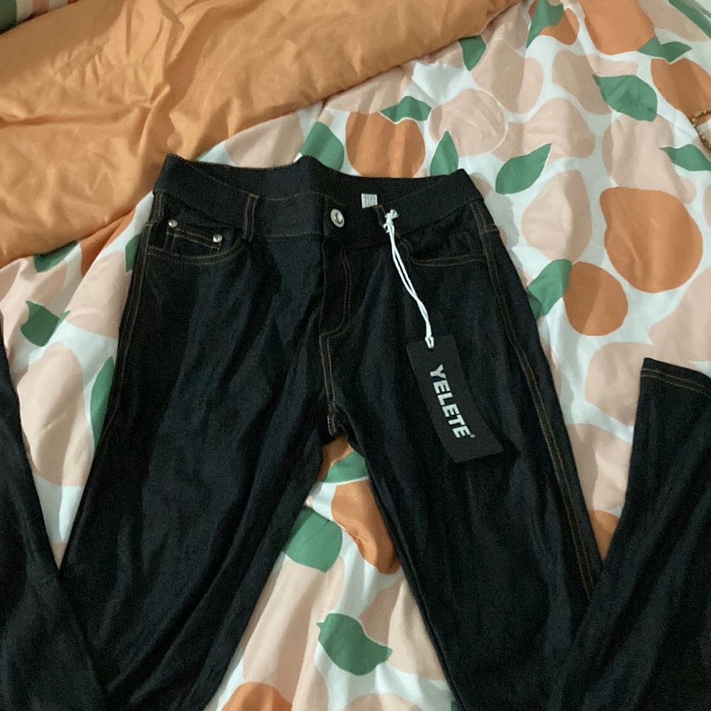 Yelete spandex jeans size S/M